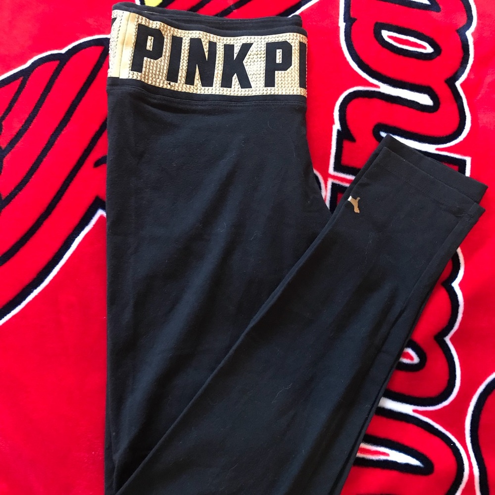 SOLD-VS PINK leggings-NWOT